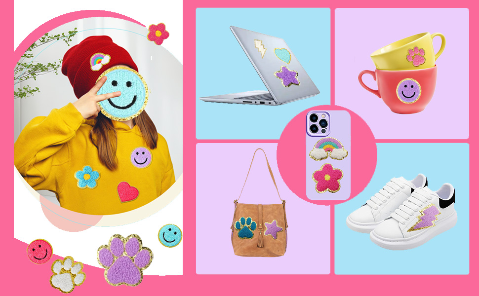 sticker patches stick on patches chenille patches self adhesive