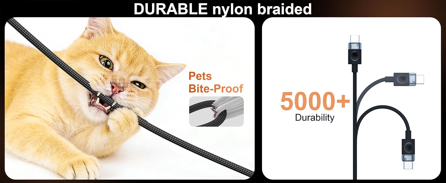 DURABLE nylon braided PetsBite-Proof 5000+Durability