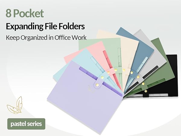 8 pocket folder