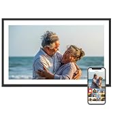 Digital Picture Frame, 15.6 Inch Large Frameo Digital Photo Frame WiFi, 32GB, 1920 * 1080 IPS HD ...