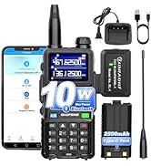 BAOFENG 5RM 10W Long Range Ham Radio with TIDRADIO Portable Wireless Programmer Upgraded UV-5R Ha...