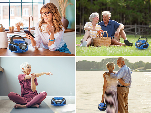 Portabel cd player for indoors &amp; outdoors