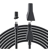 EAZUSE Starlink Flat High Performance Cable Waterproof 25M/82FT Starlink FHP Cable for Dish to Po...