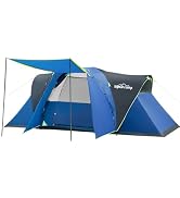 LOYEAHCAMP 8 Person Easy Setup Portable Family Tents for Camping, Waterproof Large Cabin Tent for...
