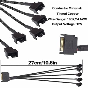Cable Length: 27CM /10.6 inch 