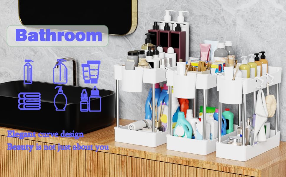 Under sink organizer
