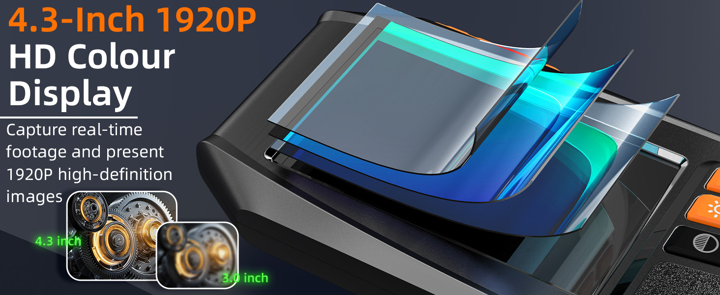 4.3-Inch 1920P HD Colour Display