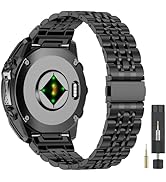 ZPJPPLX 22mm Metal Watch Bands for Fenix 8 AMOLED 47mm E 7 6 Pro 5 plus,Stainless Steel Quickfit ...