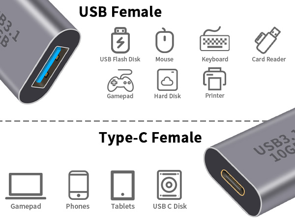 usb c female to usb female adapter 