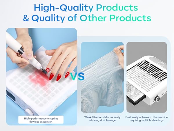 Nail Dust Collector Filter Paper