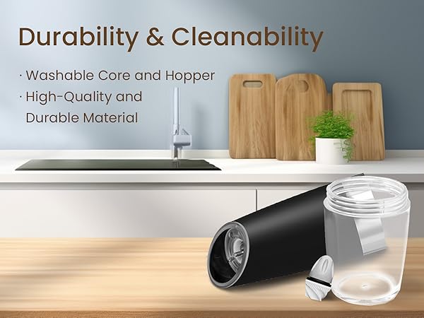 KIARYUOLL Gravity Electric Salt And Pepper Grinder Set