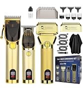 Hair Clippers for Men Professional, Barber Clippers and Trimmer Set, Hair clipper&amp; Hair Trimmer &amp;...