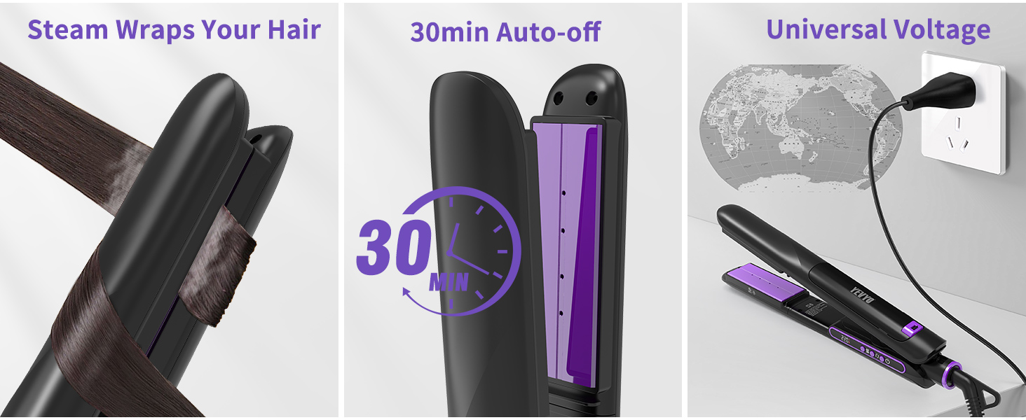 steam straighteners for hair
