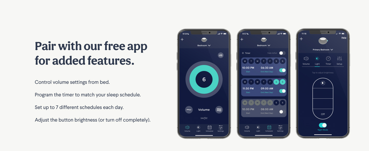 Pair with our free app for added features