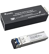 Industrial Hardened Gigabit Fiber Media Converter with Single Mode Dual Fiber SFP/LC Module 10/10...