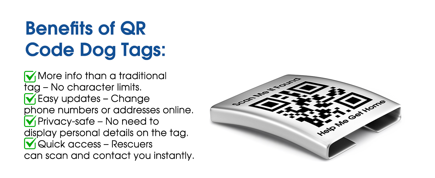 TechMark Upgraded Break-resistant Slide-on Dog Tags Personalized for 1&amp;#34; Collars