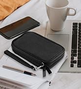 CNPOP Electronics Organizer Travel Case, Cable Tech Organizer Bag,Medium Size Water Resistant Dou...