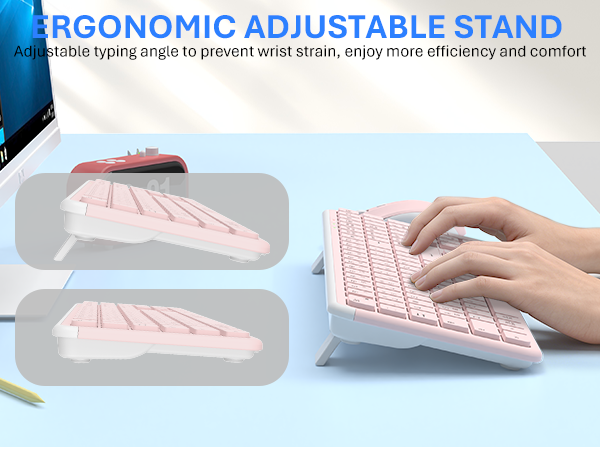 ergonomic keyboard and mouse