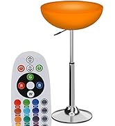 Magshion LED Light Up Bar Stool Table 23.5" Cordless Color Changing Cocktail Table, 26" to 34” Ad...