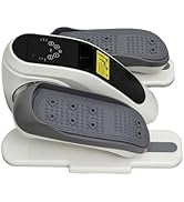 Under Desk Elliptical Machine, Electric Ellipse Leg Exerciser for Senior, 15 Manual Levels + 12 A...