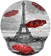 ToLuLu Ergonomic Mouse Pad with Wrist Rest Support, Gel Cute Mouse Pads Non Slip Rubber Base Mous...