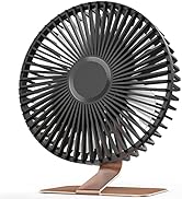 Yeedie USB Desk Fan, 4 Speeds Small Desk Fan, Ultra Quiet Electric Plug In, 90° Adjustment, Stron...