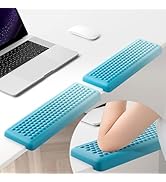 Hsurbtra L-Shaped Desk Elbow Pad, 2-Piece Soft Memory Foam Elbow Support Padding with Non-Slip Ru...