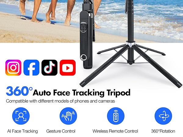 Auto Face Tracking Tripod