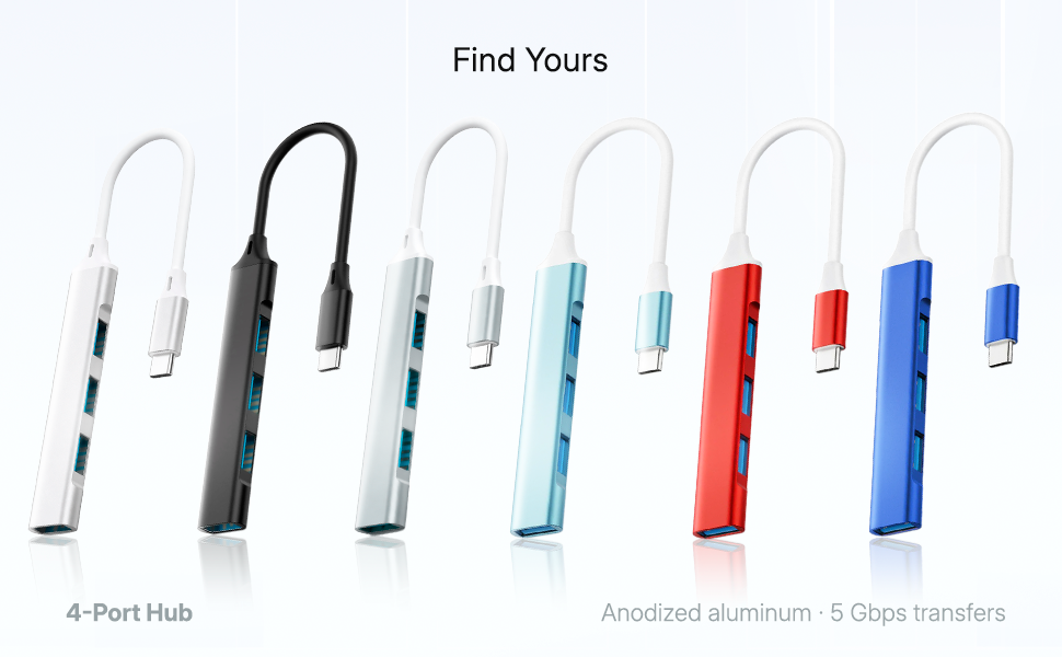 usbc adapter colors