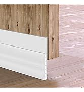 [New Upgrade] Door Draft Stopper Door Sweep, 3-2/5"W Widened Door Sweep Seal Gap Up to 1-4/5" for...