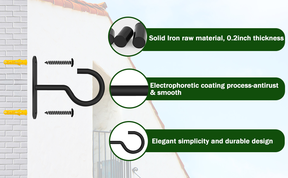 Metal Iron Wall Hooks 