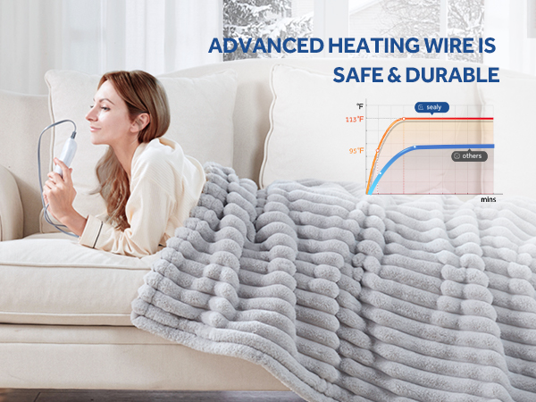 electric blanket throw