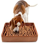 FunFurry Snuffle Mat for Dogs, Dog Puzzle Mat, Interactive Dog Toys for Enrichment,Sniff Mats wit...
