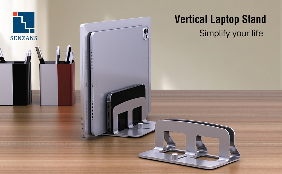 Vertical laptop stand