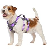 Huntboo Reflective Dog Harness with Handle, Escape Proof, No Slip,Breathable, Lightweight,Adjusta...