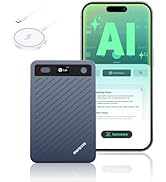 EVISTR AI Voice Recorder with Transcription, AI Note Recorder with App Control, AI Transcribe & S...