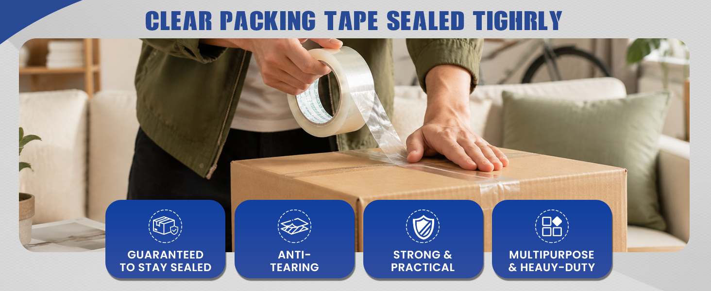 Clear Duty Packing Tape