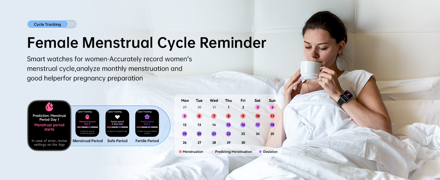 smart watches for women men female caring health watch