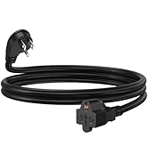 16/3 Indoor Outdoor Extension Cord(Black, 6FT)