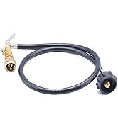 GasSaf 3FT Propane Refill Adapter Hose, Propane Refill Kit with ON/Off Control Valve for Filling ...
