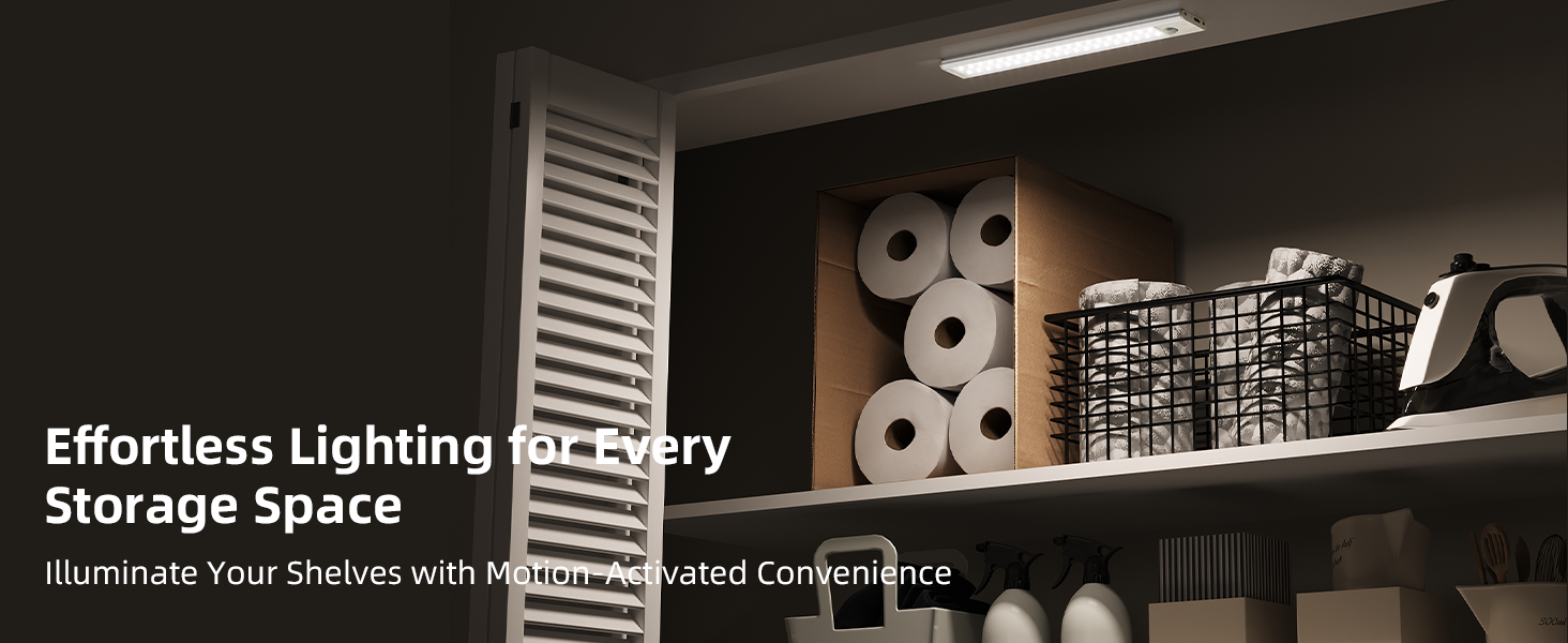 closet lights motion sensored
