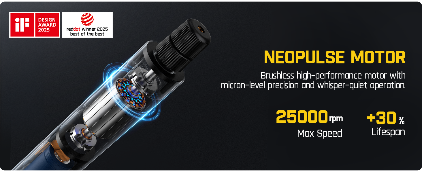 Fanttik F2 Master Mini Cordless Rotary Tool Kit 4V