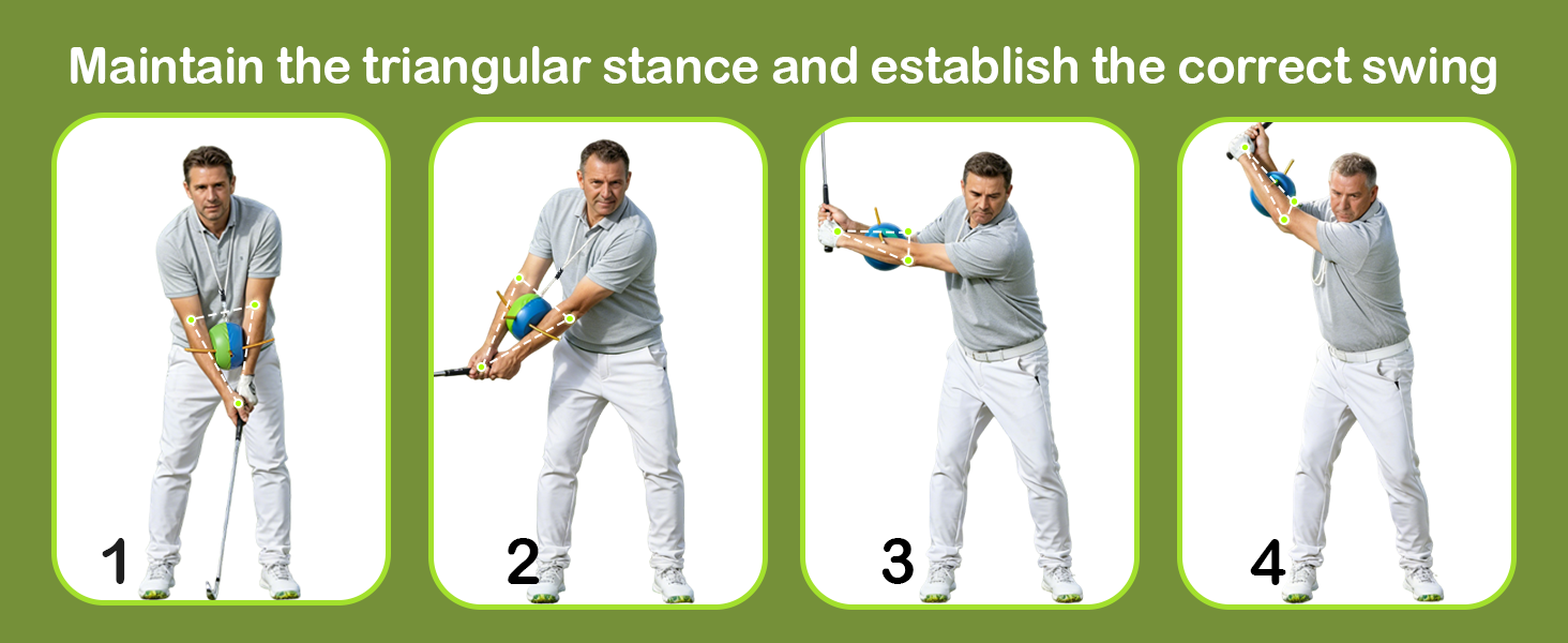 Maintain the triangular stance