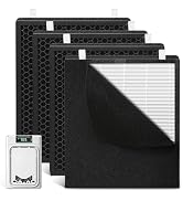 TIYRGQ PP02 Replacement Filter Compatible with Oneisall PP02 Pet Air Purifier, Effectively Remove...