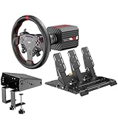 PXN VD6 Bundle PC Steering Wheel and Pedals 6NM Direct Drive Servo Motor Base Force Feedback 300m...