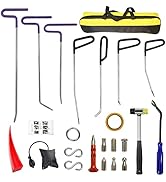 CYGOODS 22 Pcs Car Dent Repair Rods, Hard Spring Steel Dent Rods, Dent Repair Tools, Professional...