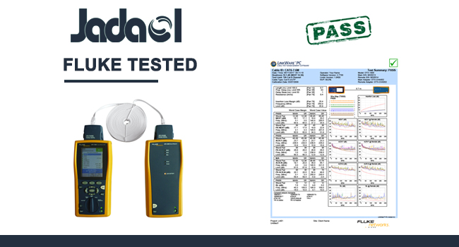All the cables pass fluke tested