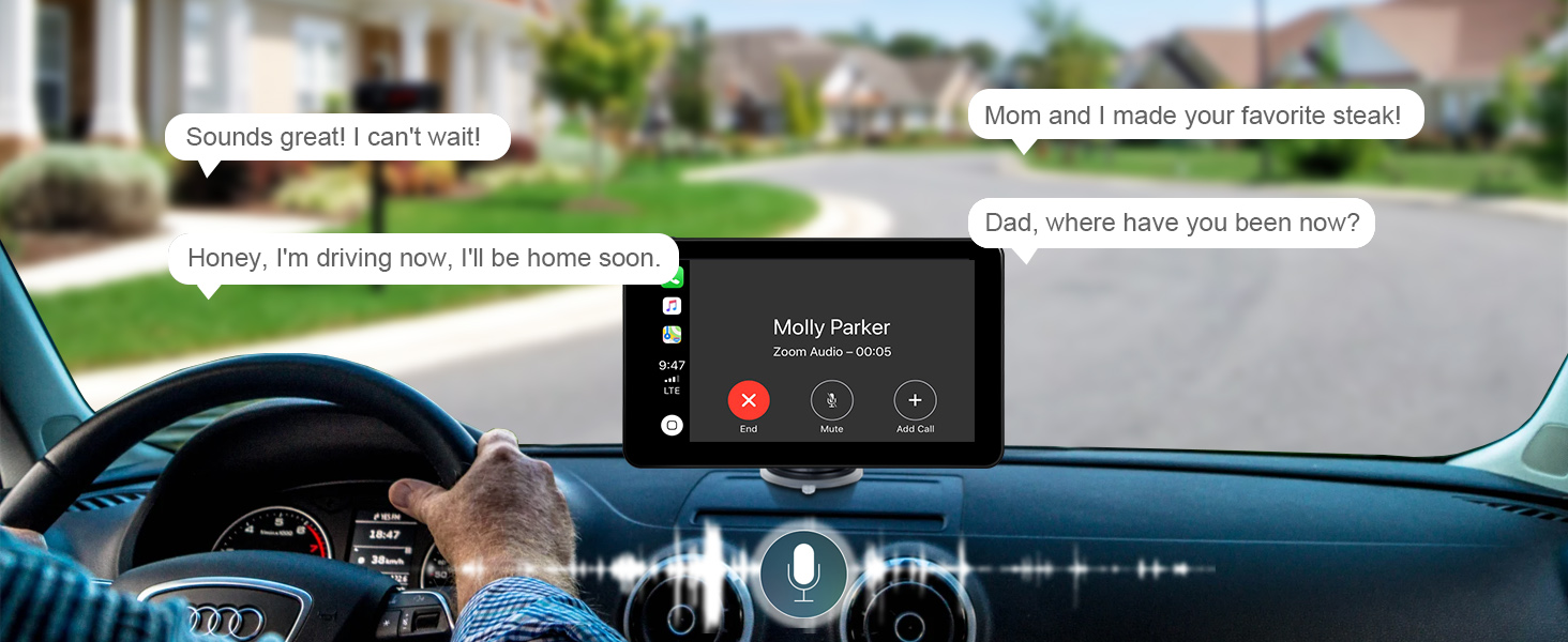 hand-free phone call