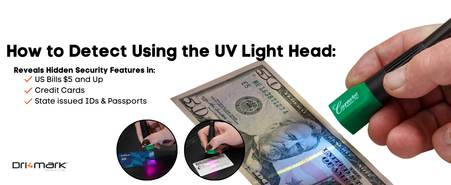 Counterfeit detection Currency detector pen Counterfeit bill pen UV counterfeit pen marker Money