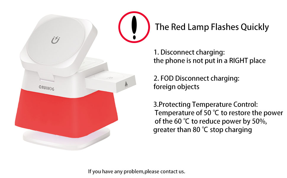 warning charger